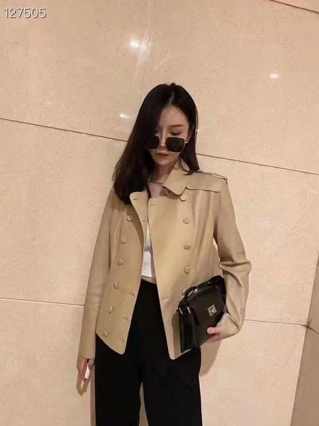 women's trench coats w1361 fashion women & jackets 2021 runway luxury european design party style clothing, Tan;black
women's trench coats w1361 fashion women & jackets 2021 runway luxury european design party style clothing, Tan;black