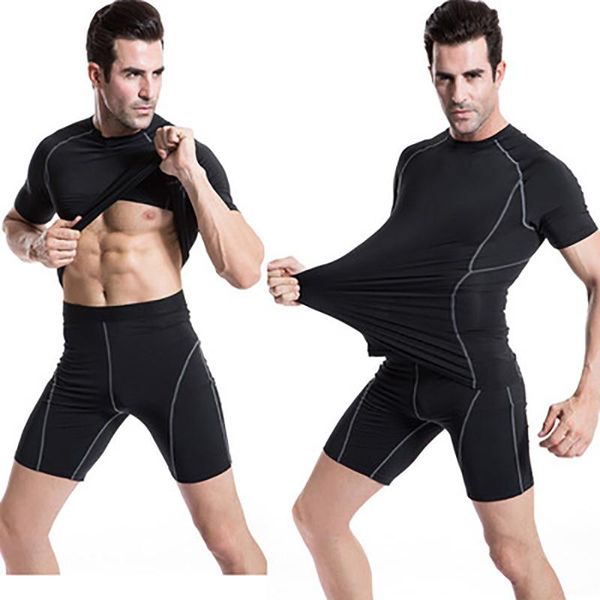 men's running t-shirts quick dry shirt sport clothes fitness gym shirt training jogging t-shirt breathable men jersey rashgard, Black;blue
men's running t-shirts quick dry shirt sport clothes fitness gym shirt training jogging t-shirt breathable men jersey rashgard, Black;blue