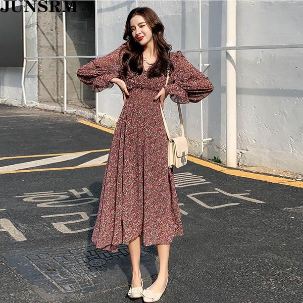 casual dresses spring 2021 retro v-neck green women dress long sleeve floral print elastic waist mid-length summer a-line vestidos, Black;gray
casual dresses spring 2021 retro v-neck green women dress long sleeve floral print elastic waist mid-length summer a-line vestidos, Black;gray