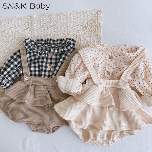 clothing sets 2021 autumn born baby girl clothes set floral plaid long sleeve shirt and strap overalls 2pcs lovely girls outfits, White
clothing sets 2021 autumn born baby girl clothes set floral plaid long sleeve shirt and strap overalls 2pcs lovely girls outfits, White