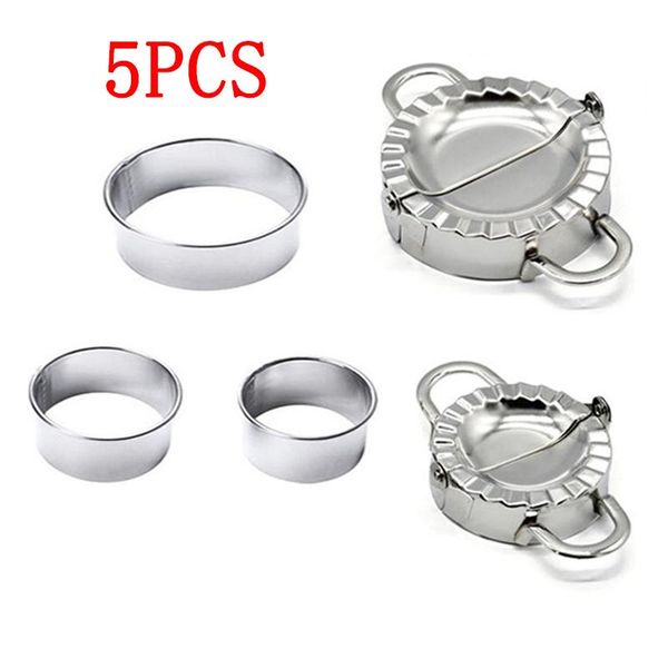 5pcs stainless steel dumpling tool set dumpling press and cutter mold wrapper making mold kitchen tool
5pcs stainless steel dumpling tool set dumpling press and cutter mold wrapper making mold kitchen tool