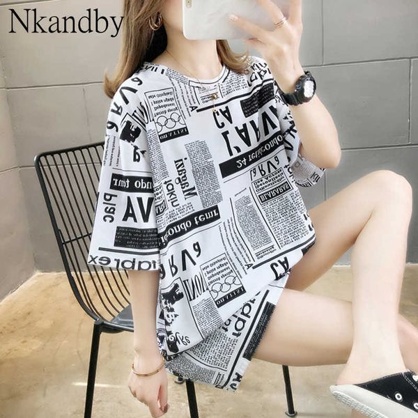 plus size graphic tee shirts female summer loose short sleeve letter print korean t-shirt women oversize harajuku hip hop 210621, White
plus size graphic tee shirts female summer loose short sleeve letter print korean t-shirt women oversize harajuku hip hop 210621, White