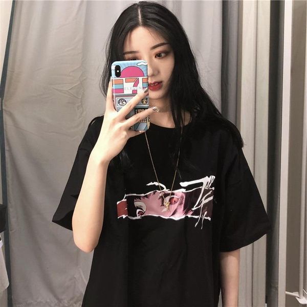 vintage cartoo printed causal black all match t shirt loose summer short sleeve female t-shirts harajuku hip hop streetwear, White
vintage cartoo printed causal black all match t shirt loose summer short sleeve female t-shirts harajuku hip hop streetwear, White