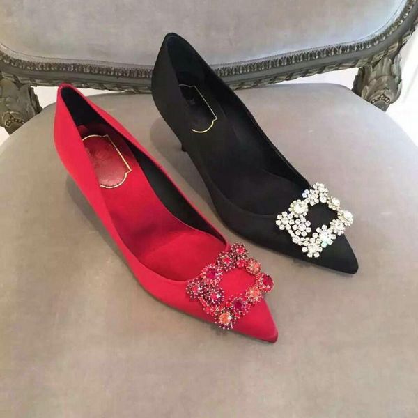 dress shoes 2021 s flowers crystal buckle stud zapatos mujer point toe satin women pumps high heels party wedding lady, Black
dress shoes 2021 s flowers crystal buckle stud zapatos mujer point toe satin women pumps high heels party wedding lady, Black