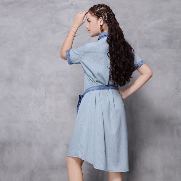 asymmetric female striped dress pockets dressed in summer size big dresses embroidered retro t82212 7edj, Black;gray
asymmetric female striped dress pockets dressed in summer size big dresses embroidered retro t82212 7edj, Black;gray