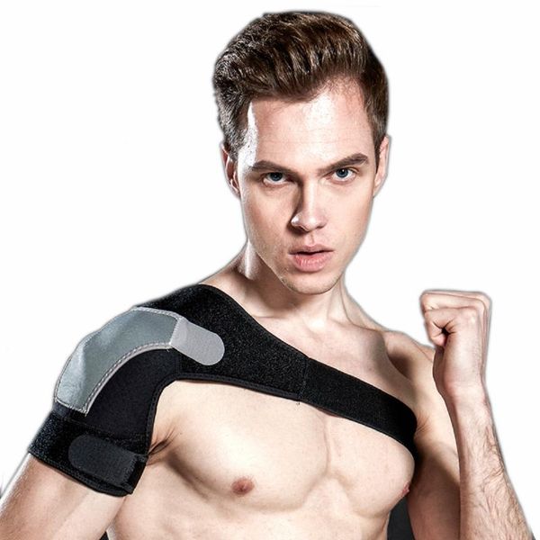 sports shoulder pad men and women shoulder support fitness professional dislocation strain fixed strap, Black;blue
sports shoulder pad men and women shoulder support fitness professional dislocation strain fixed strap, Black;blue