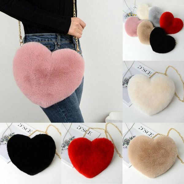 princess kids girls plush purses 7 colors love shoulder hairy bag valentine day gift heart-shaped bag coin purses, White
princess kids girls plush purses 7 colors love shoulder hairy bag valentine day gift heart-shaped bag coin purses, White