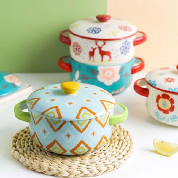 japanese style instant noodle bowl with lid ceramic large double ear soup bowl single creative personality household noodle
japanese style instant noodle bowl with lid ceramic large double ear soup bowl single creative personality household noodle