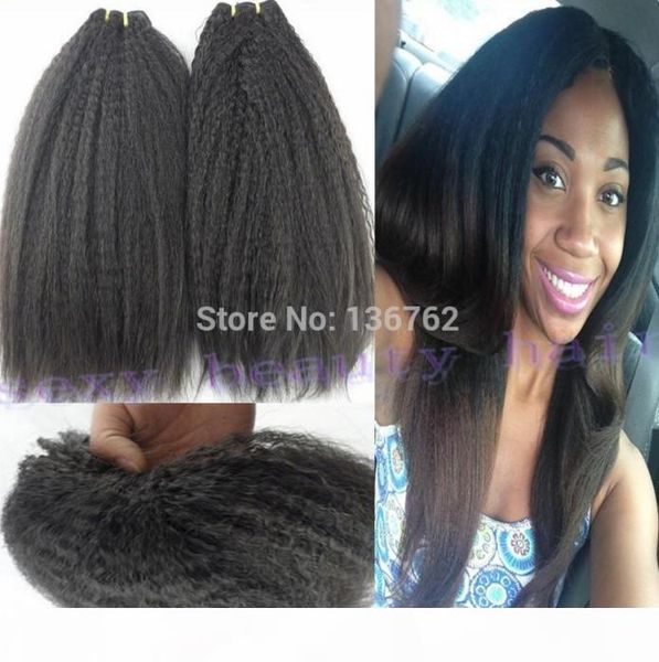 unprocessed instock weave mongolian kinky straight hair extension coarse yaki virgin hair dhl fast shipping, Black
unprocessed instock weave mongolian kinky straight hair extension coarse yaki virgin hair dhl fast shipping, Black