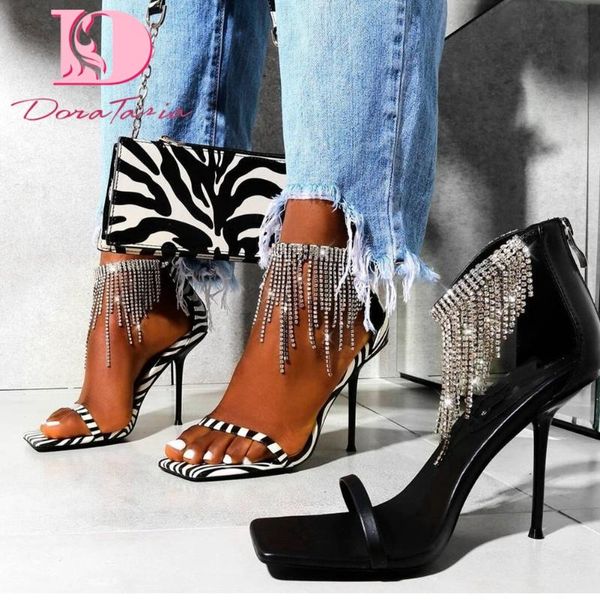 sandals doratasia brand ins ladies summer fashion crystal thin high heels women 2021 party shoes woman, Black
sandals doratasia brand ins ladies summer fashion crystal thin high heels women 2021 party shoes woman, Black