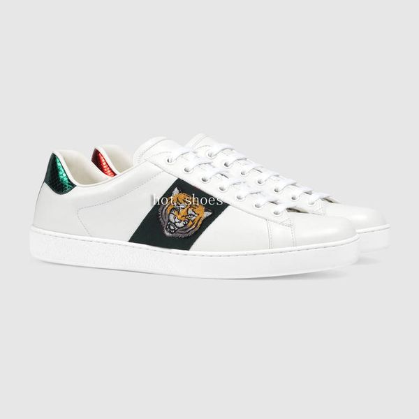new fashion tiger print white leather casual shoes mens womens designers sneakers low cut italy bee stripes walking sport trainers chaussure, Black
new fashion tiger print white leather casual shoes mens womens designers sneakers low cut italy bee stripes walking sport trainers chaussure, Black