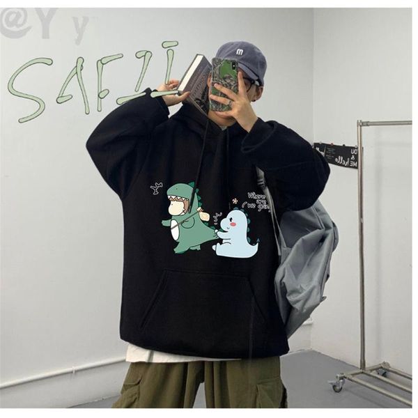 men's hoodies & sweatshirts cool dragon print sweatshirt boy pullover plaid hoodie casual long sleeve loose harajuku couple streetwear, Black
men's hoodies & sweatshirts cool dragon print sweatshirt boy pullover plaid hoodie casual long sleeve loose harajuku couple streetwear, Black