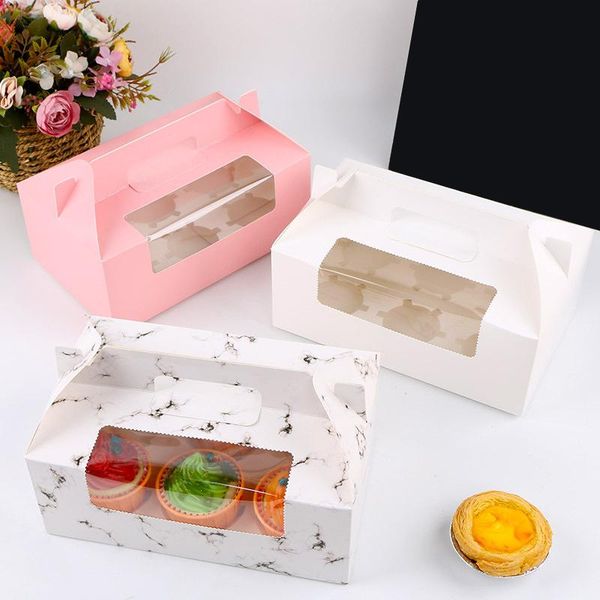 clear window kraft paper cup cake boxes muffin pastry box with handle -grade cardboard for wedding party packing wholesale
clear window kraft paper cup cake boxes muffin pastry box with handle -grade cardboard for wedding party packing wholesale
