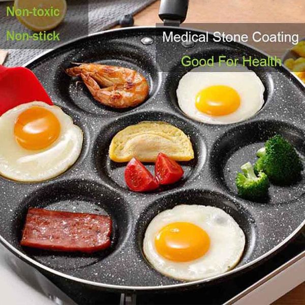 four-hole seven-hole frying pot thickened omelet pan non-stick egg pancake steak pan cooking egg ham pans breakfast maker
four-hole seven-hole frying pot thickened omelet pan non-stick egg pancake steak pan cooking egg ham pans breakfast maker