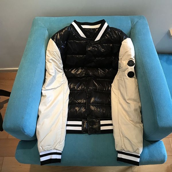 spring, summer, autumn and winter new french down family men's baseball collar down jacket leather down jacket thickened to keep warm, Black
spring, summer, autumn and winter new french down family men's baseball collar down jacket leather down jacket thickened to keep warm, Black