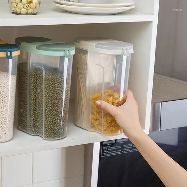 storage bottles & jars food grains sealed kitchen box fresh-keeping two grids refrigerator tanks organizer
storage bottles & jars food grains sealed kitchen box fresh-keeping two grids refrigerator tanks organizer
