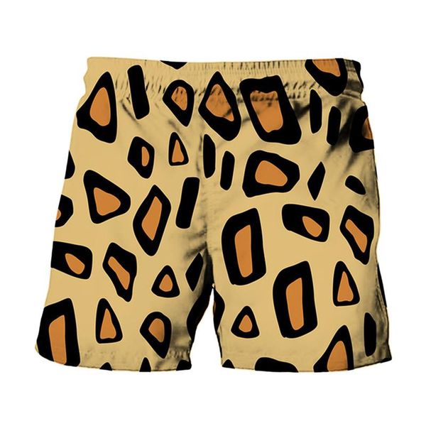 men's shorts beachwear leopard printed 3d fashion man cool casual clothing swimming loose short pants with rope, White;black
men's shorts beachwear leopard printed 3d fashion man cool casual clothing swimming loose short pants with rope, White;black