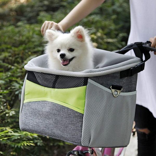 bicycle pet carrier dog bike front carrier with small pockets bicycle handlebar small pet with shoulder strap
bicycle pet carrier dog bike front carrier with small pockets bicycle handlebar small pet with shoulder strap