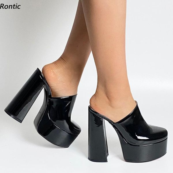 sandals rontic handmade women platform mules chunky heels round toe gorgeous purple pink red black shoes us size 5-15
sandals rontic handmade women platform mules chunky heels round toe gorgeous purple pink red black shoes us size 5-15