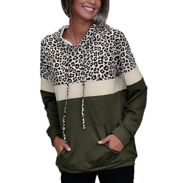 women's hoodies & sweatshirts womens causal sweatshirt leopard print patchwork pullover female loose jumper pocket ladies fashion hood, Black
women's hoodies & sweatshirts womens causal sweatshirt leopard print patchwork pullover female loose jumper pocket ladies fashion hood, Black