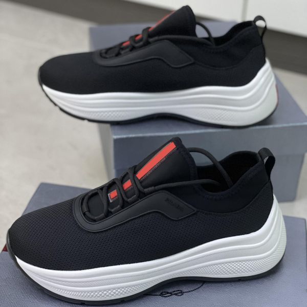 luxury designer men shoes toblach technical knit sneakers platform trainer socks boots rubber mesh fabric breathable runner sneaker with box, Black
luxury designer men shoes toblach technical knit sneakers platform trainer socks boots rubber mesh fabric breathable runner sneaker with box, Black