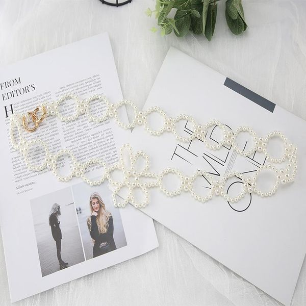 chains elegant and fashionable white pearl skirt women's waist chain temperament flower retro girl party birthday jewelry, Silver
chains elegant and fashionable white pearl skirt women's waist chain temperament flower retro girl party birthday jewelry, Silver