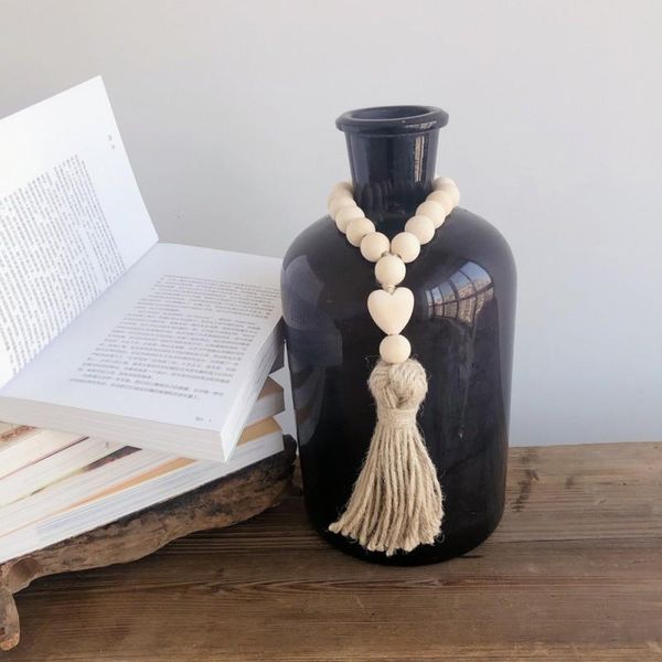 decorative objects & figurines wood bead garland farmhouse rustic wall hanging decor boho home decorations with heart knot woven tassel pend
decorative objects & figurines wood bead garland farmhouse rustic wall hanging decor boho home decorations with heart knot woven tassel pend