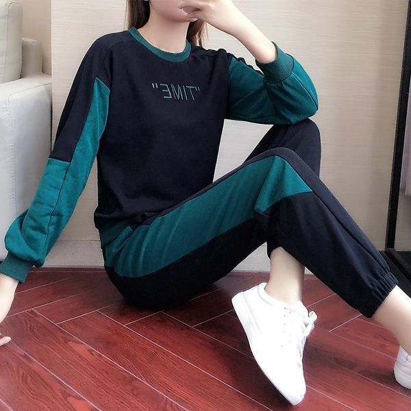 women's tracksuits casual sportswear 2 piece set women autumn/winter 2021 tracksuit korean fashion slimming plus size two sets, Gray
women's tracksuits casual sportswear 2 piece set women autumn/winter 2021 tracksuit korean fashion slimming plus size two sets, Gray