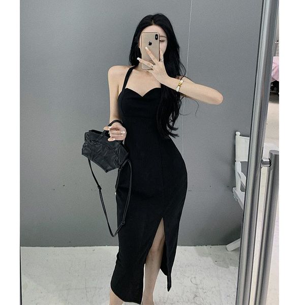 casual dresses 2021 summer split off shoulder strap dress high waist slim slimming punk rave, Black;gray
casual dresses 2021 summer split off shoulder strap dress high waist slim slimming punk rave, Black;gray