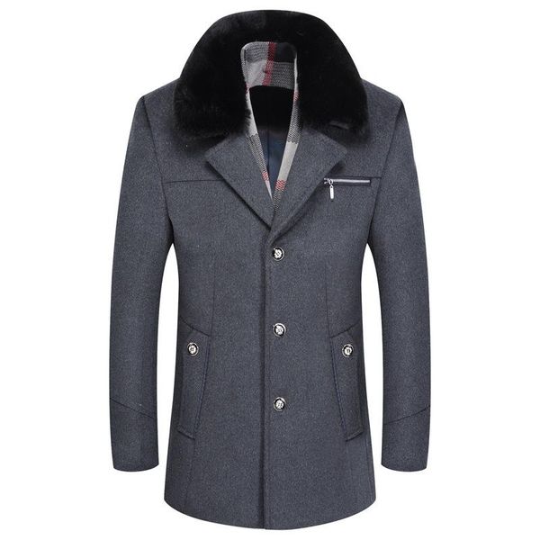border special for autumn and winter new dad decoration body woolen coat men's medium length windbreaker men's coat, Black;brown
border special for autumn and winter new dad decoration body woolen coat men's medium length windbreaker men's coat, Black;brown
