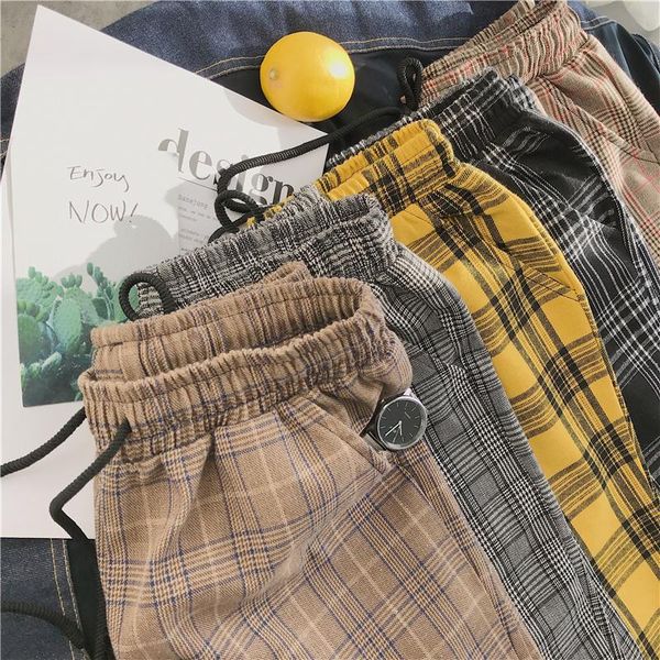 women's pants & capris harajuku plaid for women trousers 2021 streetwear woman harem autumn ladies causal cargo sweatpants, Black;white
women's pants & capris harajuku plaid for women trousers 2021 streetwear woman harem autumn ladies causal cargo sweatpants, Black;white