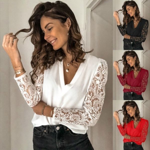 fashion blouse shirt women lace 5xl plus size blouses woman clothing casual harajuku ladies tee women shirt clothes 210225, White
fashion blouse shirt women lace 5xl plus size blouses woman clothing casual harajuku ladies tee women shirt clothes 210225, White