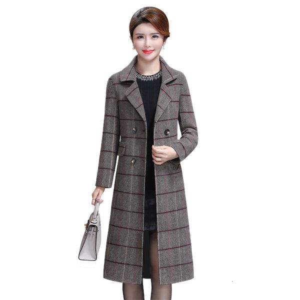 middle-aged old woolencoat new women's autumn and winter coats plaid large size woolen coat 39xf, Black
middle-aged old woolencoat new women's autumn and winter coats plaid large size woolen coat 39xf, Black