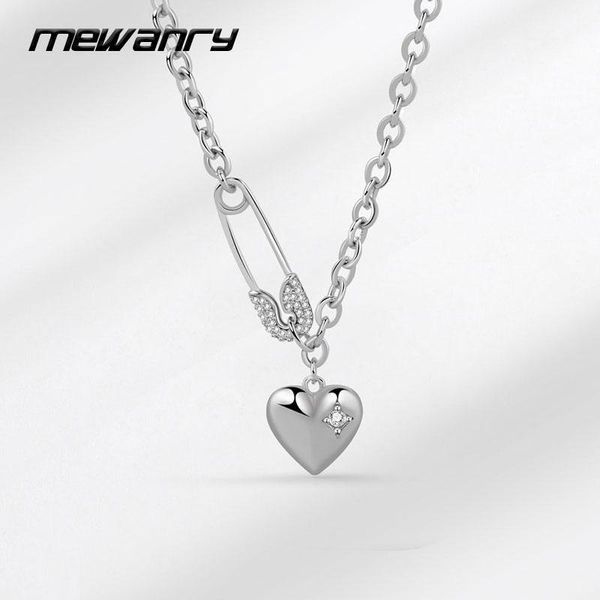 chains mewanry 925 sterling silver necklace for women trendy elegant vintage simple sweet sparkling love heart zircon bride jewelry
chains mewanry 925 sterling silver necklace for women trendy elegant vintage simple sweet sparkling love heart zircon bride jewelry