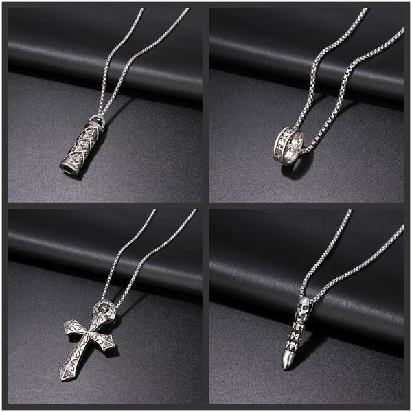 chrome/hearts euro american crow heart skull head cylinder cross ring necklace pendant christmas gift for boyfriend
chrome/hearts euro american crow heart skull head cylinder cross ring necklace pendant christmas gift for boyfriend