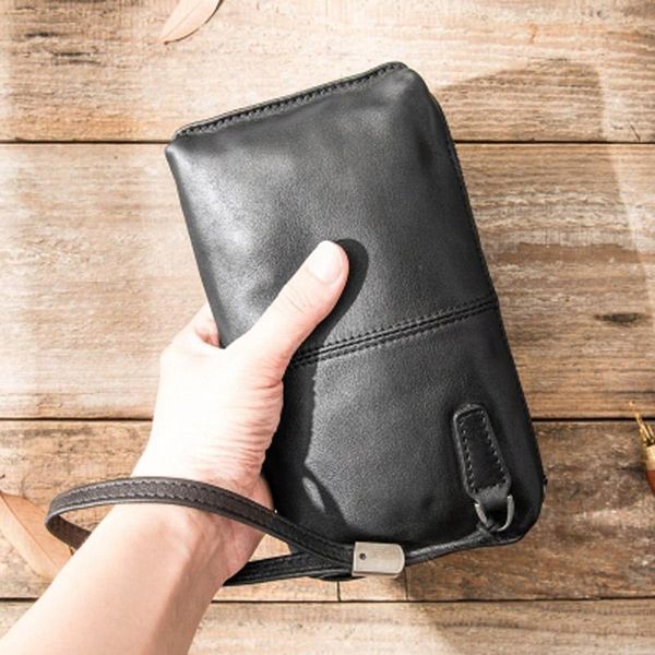 wallets genuine leather handbag men's soft retro casual long wallet first layer cowhide zipper mobile phone bag fem, Red;black
wallets genuine leather handbag men's soft retro casual long wallet first layer cowhide zipper mobile phone bag fem, Red;black