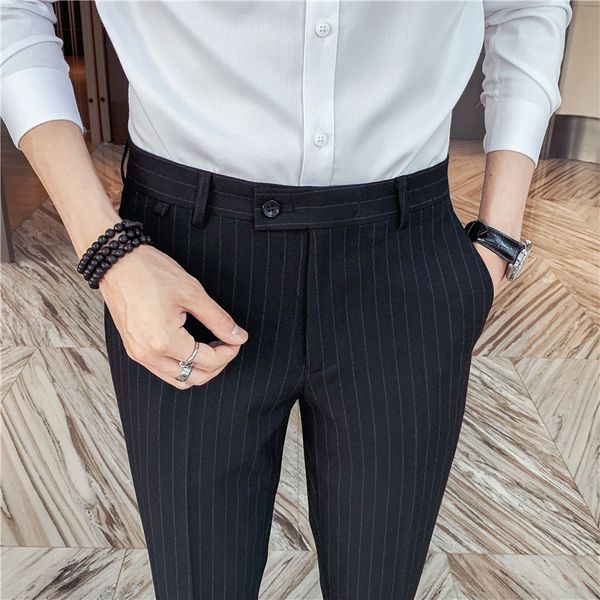 coreano primavera new nova magro ajuste listrado dos homens roupas 2021 simples todos os jogos de negcios formal wear escritrio calas ldfo, Black
coreano primavera new nova magro ajuste listrado dos homens roupas 2021 simples todos os jogos de negcios formal wear escritrio calas ldfo, Black