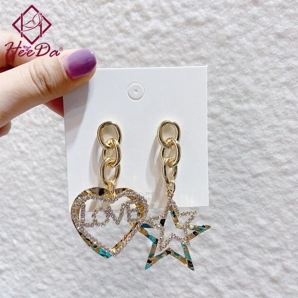 stud women earrings europe and america personality big name heart star asymmetry gold earring fashion hyperbole ear decoration, Golden;silver
stud women earrings europe and america personality big name heart star asymmetry gold earring fashion hyperbole ear decoration, Golden;silver