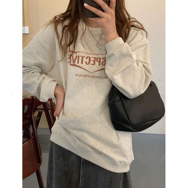 weisong korean ins sweater women's autumn alphabet printing round neck loose long sleeve women, Black
weisong korean ins sweater women's autumn alphabet printing round neck loose long sleeve women, Black
