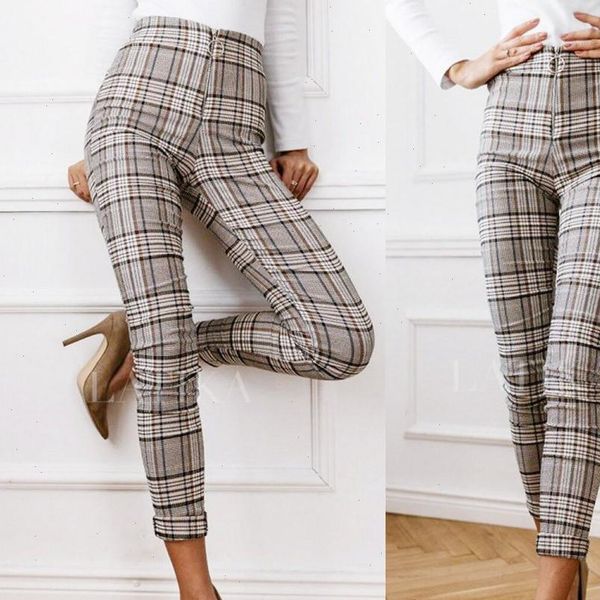 summer women casual pants elastic high waist pencil pants plaid printed pants ladies casual office womens trousers, Black;white
summer women casual pants elastic high waist pencil pants plaid printed pants ladies casual office womens trousers, Black;white