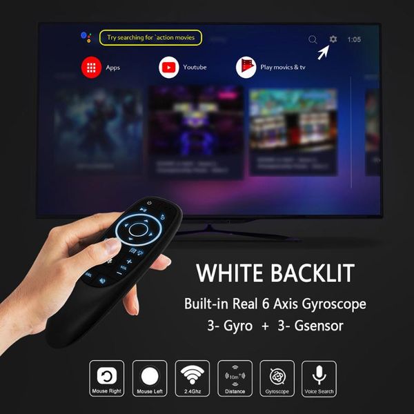 remote controlers 1pc black plastic g10s pro 2.4g wireless backlight voice control 17 keysair mouse smart built in gyroscope
remote controlers 1pc black plastic g10s pro 2.4g wireless backlight voice control 17 keysair mouse smart built in gyroscope