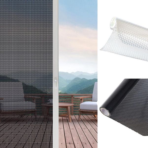 window stickers self-adhesive mesh film sun light privacy room darkening glass black/white
window stickers self-adhesive mesh film sun light privacy room darkening glass black/white