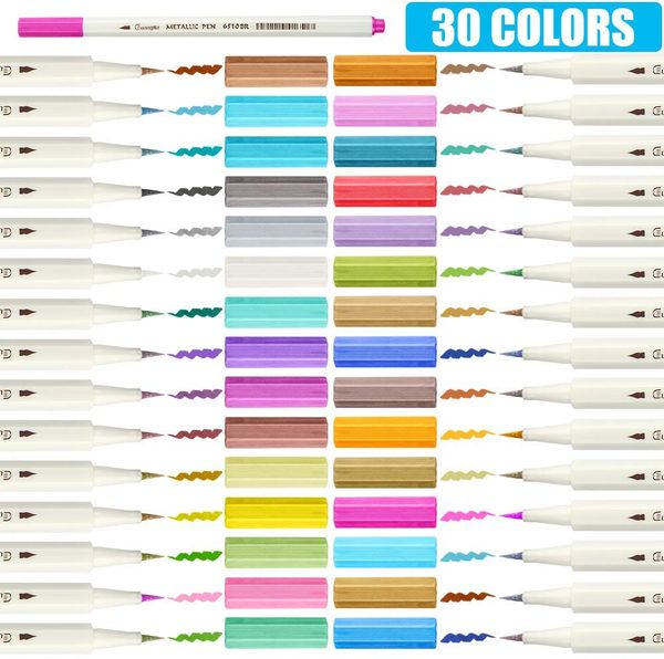 15 colors/ lot metallic marker pen diy scrapbooking crafts soft brush pen art marker pen for stationery school supplies
15 colors/ lot metallic marker pen diy scrapbooking crafts soft brush pen art marker pen for stationery school supplies