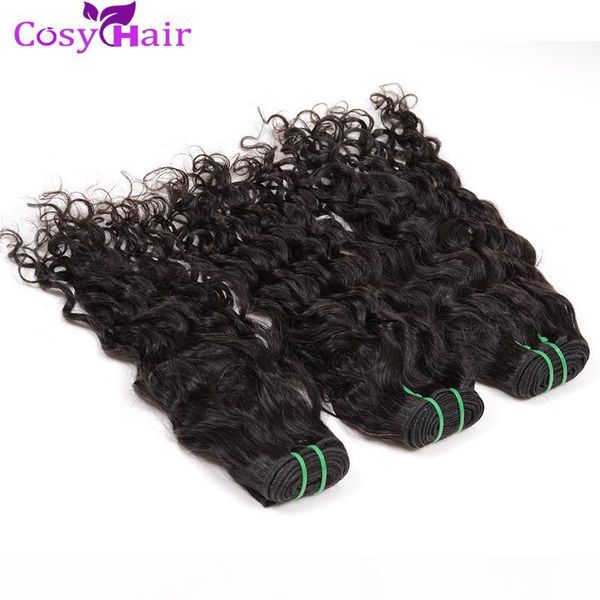 unprocessed brazilian virgin hair water wave 3 or 4 bundles remy wet wavy human hair weave natural color remy hair weaving double weft, Black
unprocessed brazilian virgin hair water wave 3 or 4 bundles remy wet wavy human hair weave natural color remy hair weaving double weft, Black