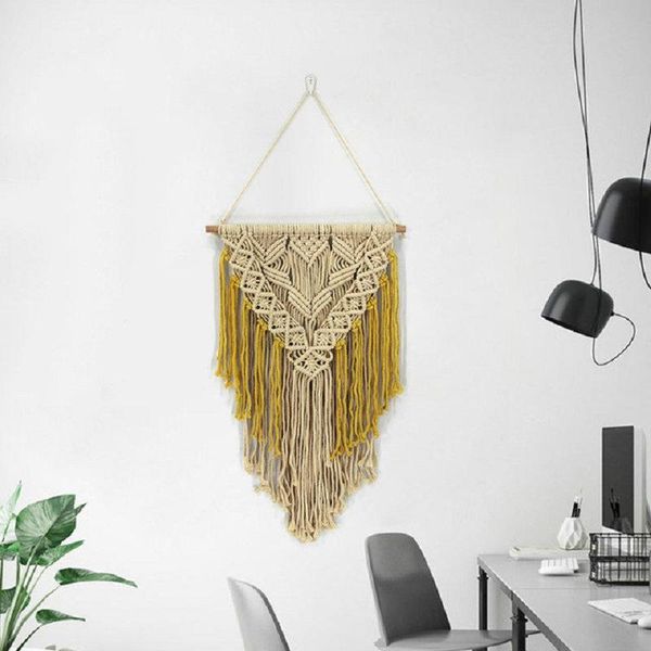 tapestries macrame boho tapestry tassel cotton rope handmade nordic art wall hanging for living room bedroom home decor z001
tapestries macrame boho tapestry tassel cotton rope handmade nordic art wall hanging for living room bedroom home decor z001