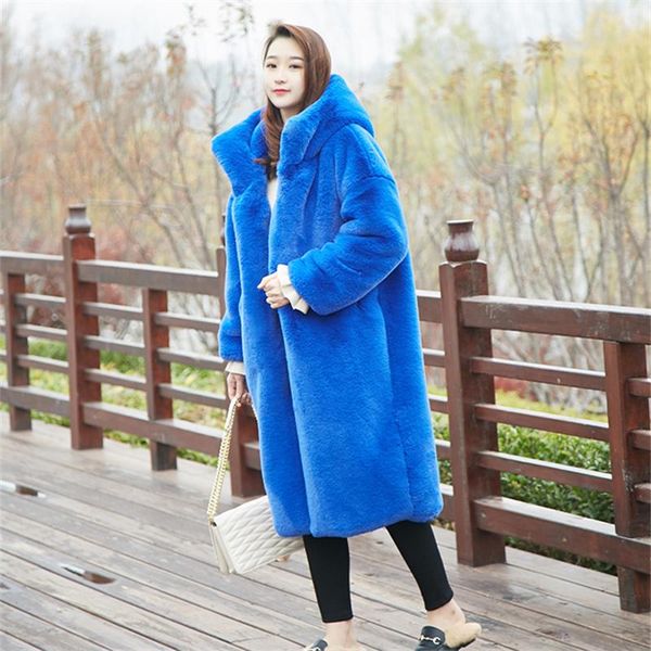 women's fur & faux autumn winter women coat korean plus size mink plush long fake jacket loose thick warm outerwear overcoat, Black
women's fur & faux autumn winter women coat korean plus size mink plush long fake jacket loose thick warm outerwear overcoat, Black