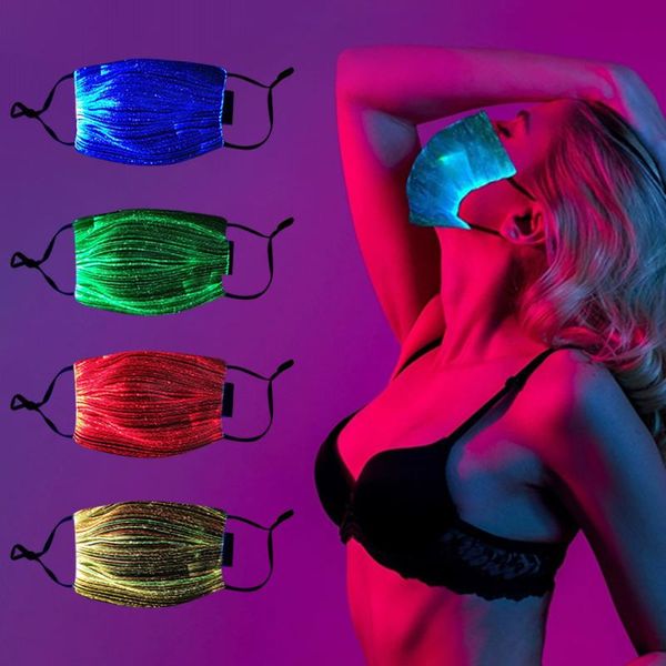 party hats 1pc led flashing mask colorful fiber lights up half face luminous light for christmas cosplay cap
party hats 1pc led flashing mask colorful fiber lights up half face luminous light for christmas cosplay cap