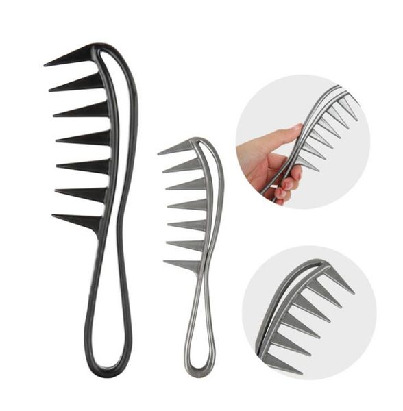wide tooth shark plastic comb detangler curly hair salon hairdressing comb massage hair styling tool, Silver
wide tooth shark plastic comb detangler curly hair salon hairdressing comb massage hair styling tool, Silver