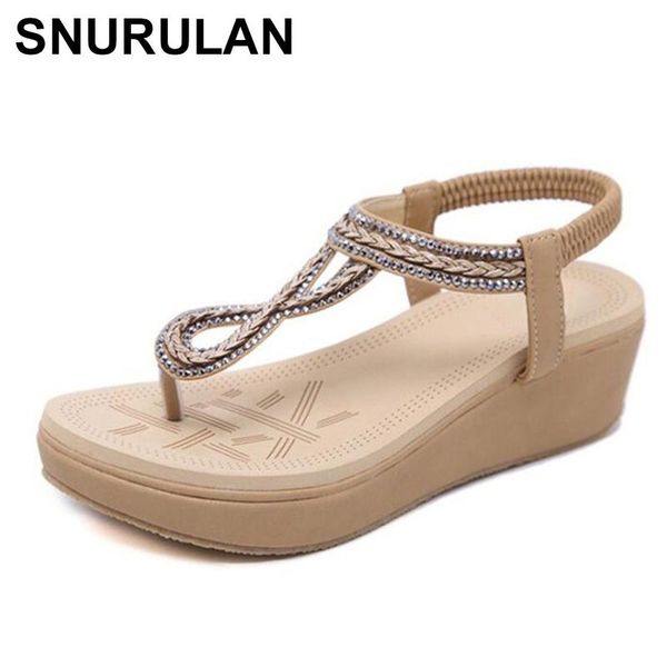 dress shoes snurulan women's sandals; sandals on the platform; wedge shoes; summer season; chaussures femme; leather flip flops, Black
dress shoes snurulan women's sandals; sandals on the platform; wedge shoes; summer season; chaussures femme; leather flip flops, Black