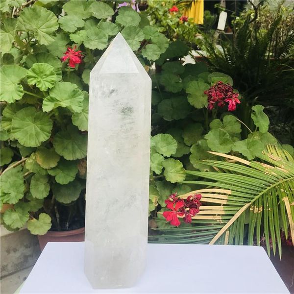 decorative objects & figurines kiwarm large natural transparent clear quartz crystal wands reiki healing home decoration diy handmade crafts
decorative objects & figurines kiwarm large natural transparent clear quartz crystal wands reiki healing home decoration diy handmade crafts